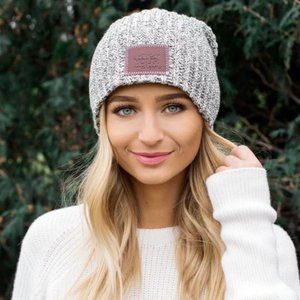 Love Your Melon ~ Black Speckled Beanie